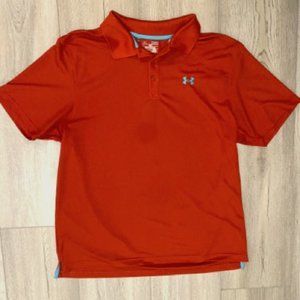 Under Armour Men's Polo | Bright Orange & Blue